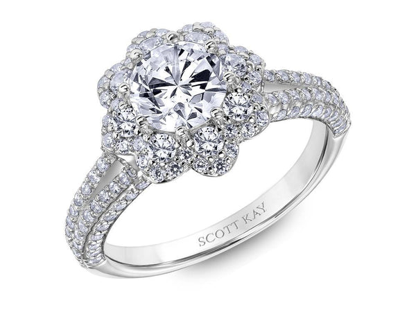 Scott Kay - SK6021 - Heaven's Gates SCOTT KAY Engagement Ring Birmingham Jewelry 