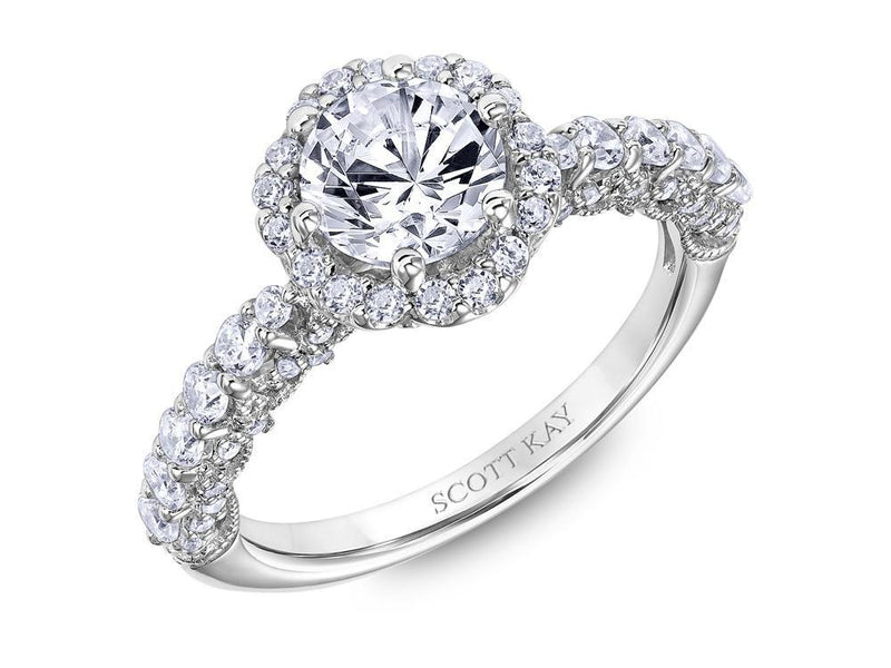 Scott Kay - SK6016 - Heaven's Gates SCOTT KAY Engagement Ring Birmingham Jewelry 