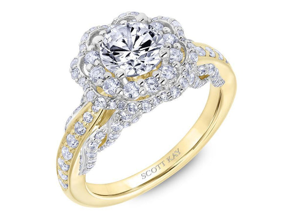 Scott Kay - SK6025 - Luminaire SCOTT KAY Engagement Ring Birmingham Jewelry 