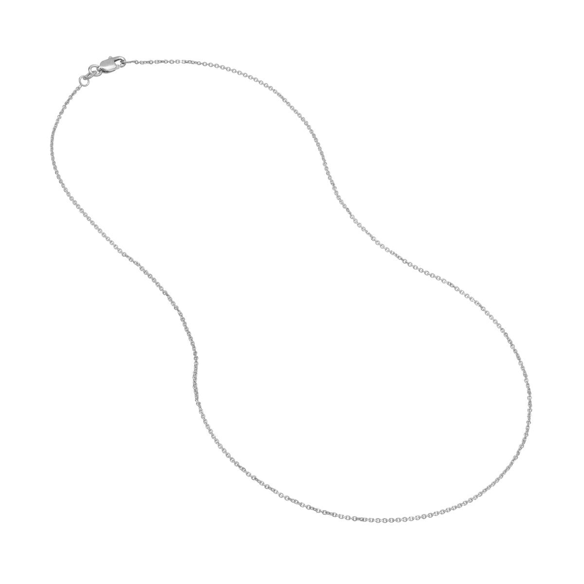14K Gold 1.05mm D/C Cable Chain with Lobster Lock Birmingham Jewelry Chain Birmingham Jewelry 