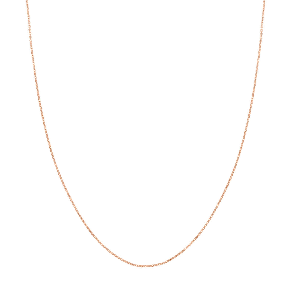 14K Gold 1.05mm D/C Cable Chain with Lobster Lock Birmingham Jewelry Chain Birmingham Jewelry 