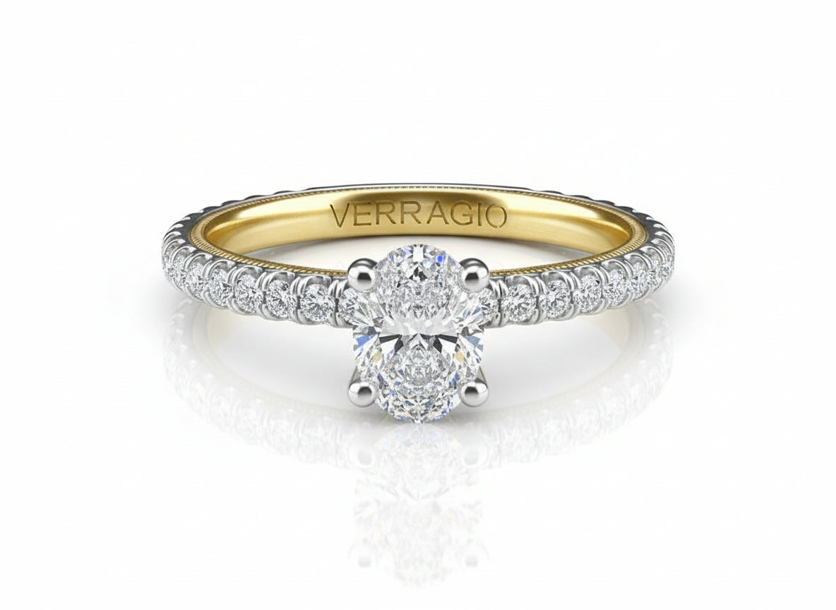 TRADITION - TR150OV4 VERRAGIO Engagement Ring Birmingham Jewelry Verragio Jewelry | Diamond Engagement Ring TRADITION - TR150OV4