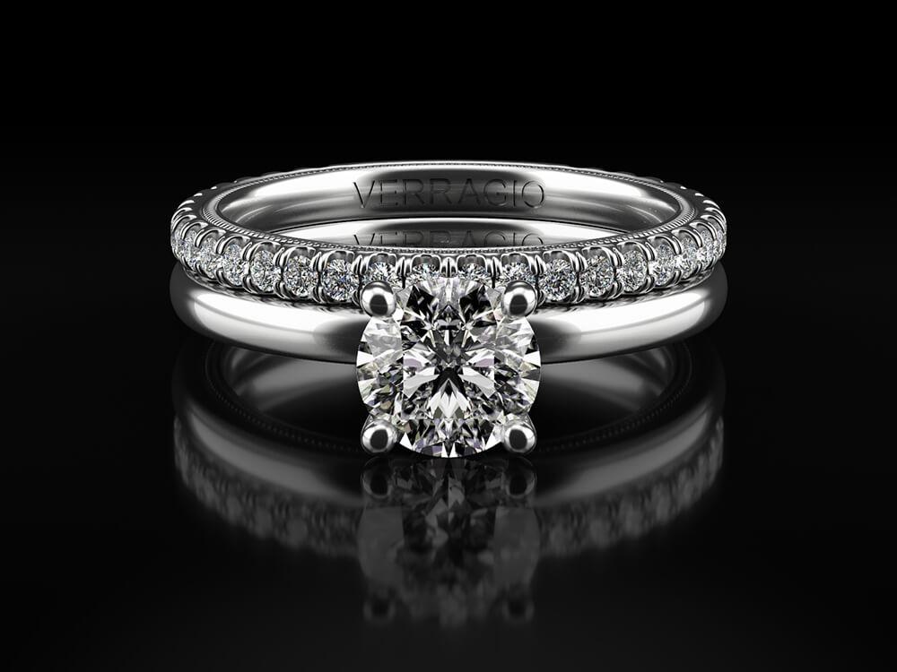 TRADITION - TR150R4-S VERRAGIO Engagement Ring Birmingham Jewelry Verragio Jewelry | Diamond Engagement Ring TRADITION - TR150R4S