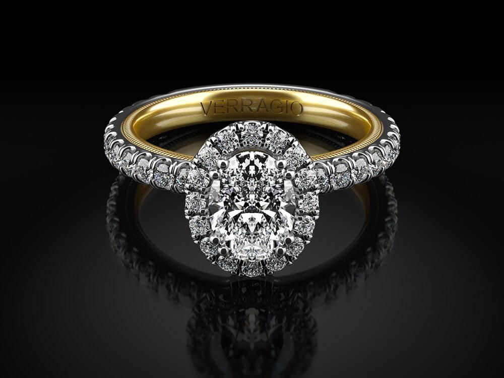 TRADITION - TR180HOV VERRAGIO Engagement Ring Birmingham Jewelry Verragio Jewelry | Diamond Engagement Ring TRADITION - TR180HOV