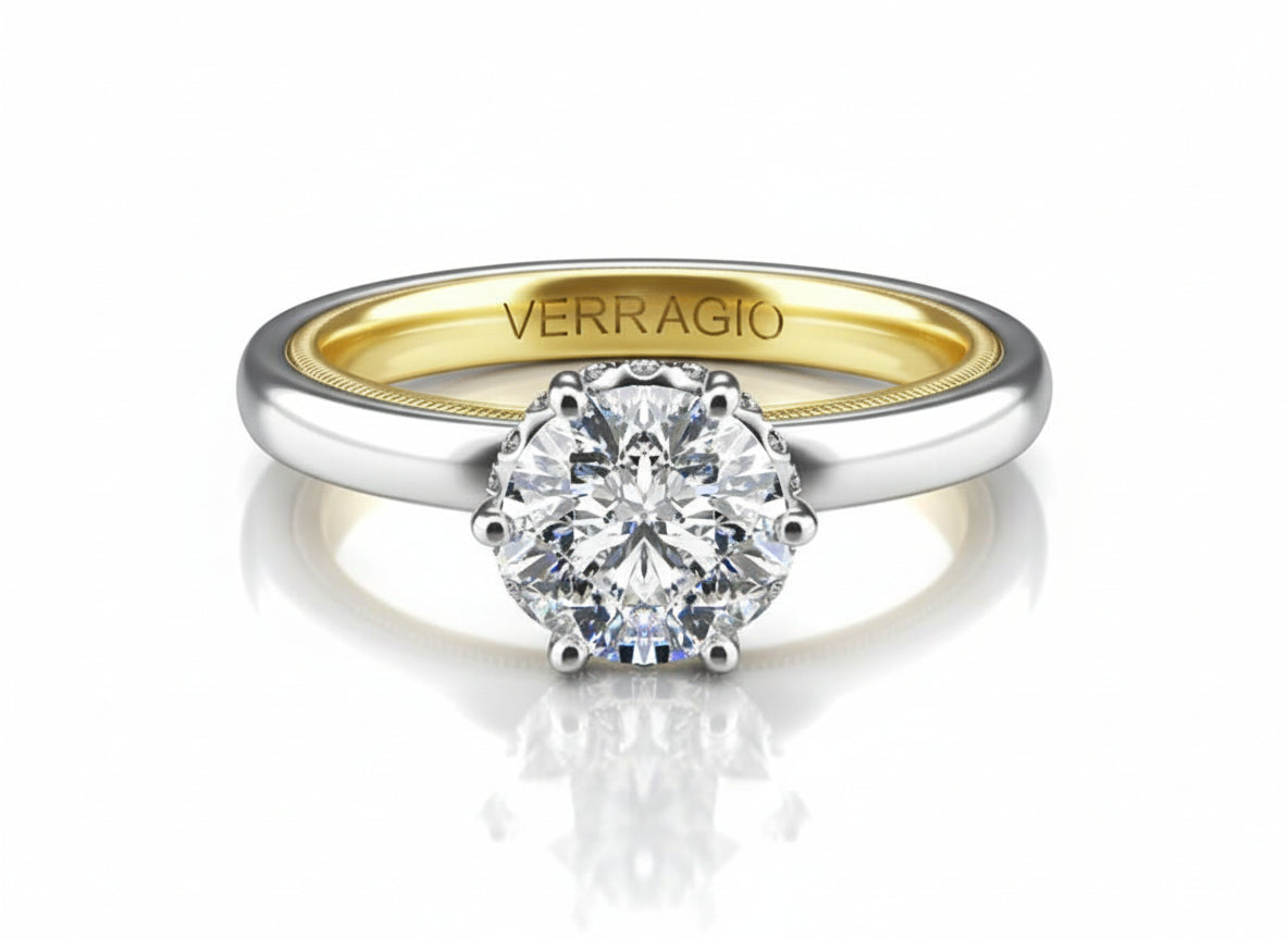 TRADITION - TR180TR-S VERRAGIO Engagement Ring Birmingham Jewelry Verragio Jewelry | Diamond Engagement Ring TRADITION - TR180TRS
