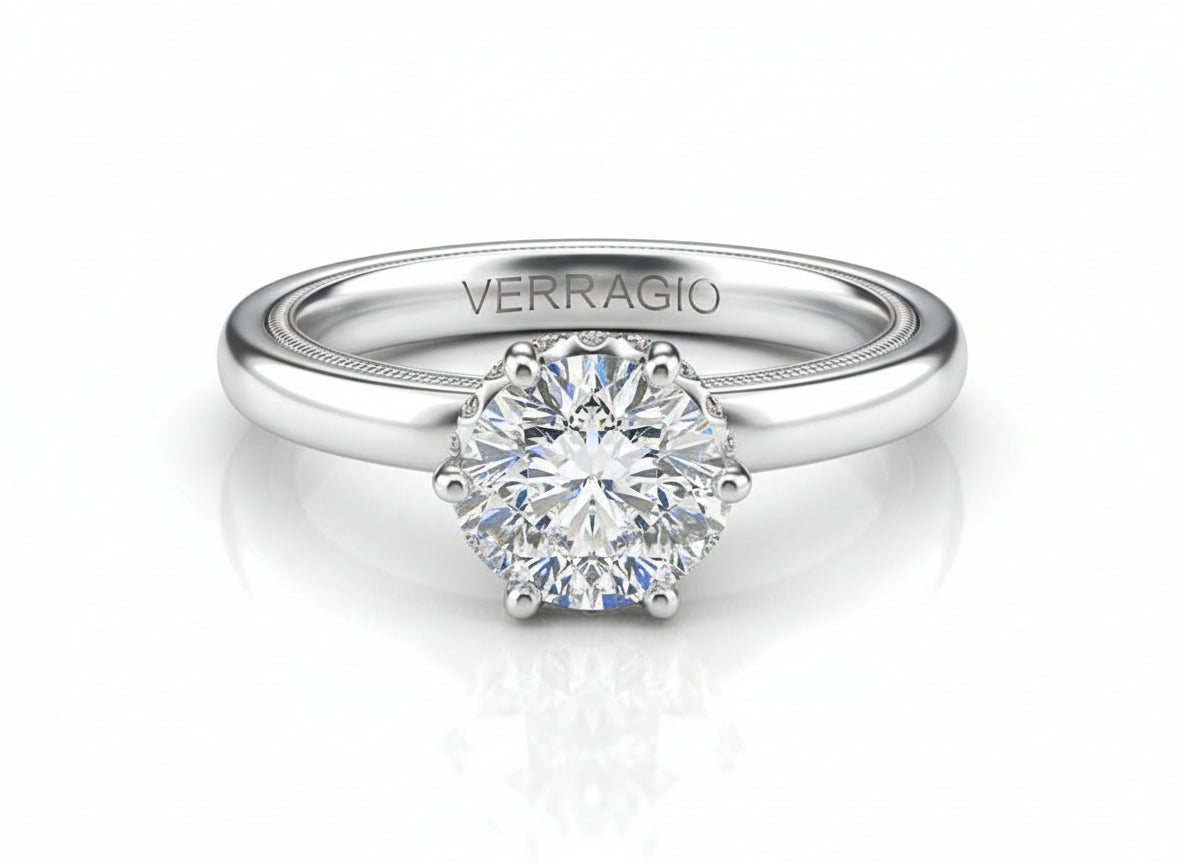 TRADITION - TR180TR-S VERRAGIO Engagement Ring Birmingham Jewelry Verragio Jewelry | Diamond Engagement Ring TRADITION - TR180TRS