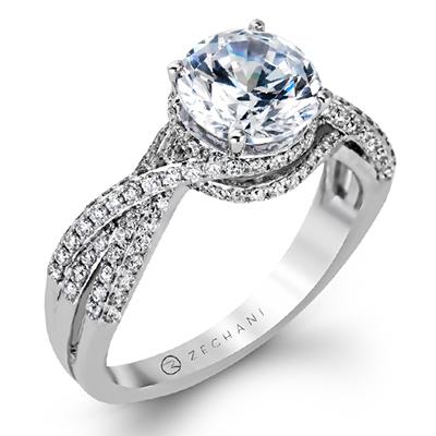 ZEGHANI - ZR1155 ZEGHANI Engagement Ring Birmingham Jewelry 