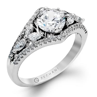 ZEGHANI - ZR121 ZEGHANI Engagement Ring Birmingham Jewelry 