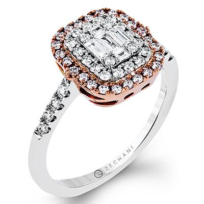 ZEGHANI - ZR1235 Pershing ZEGHANI Engagement Ring Birmingham Jewelry 