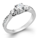 ZEGHANI - ZR126 Mott ZEGHANI Engagement Ring Birmingham Jewelry 