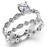 ZEGHANI - ZR228 Ibiza (Set) ZEGHANI Engagement Ring Set Birmingham Jewelry 