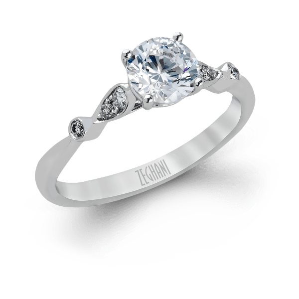 ZEGHANI - ZR397 Star Of Bali ZEGHANI Engagement Ring Birmingham Jewelry 
