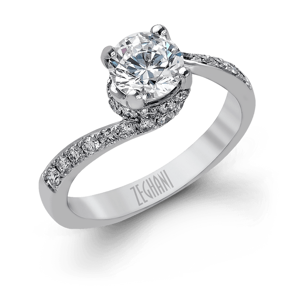 ZEGHANI - ZR457 ZEGHANI Engagement Ring Birmingham Jewelry 