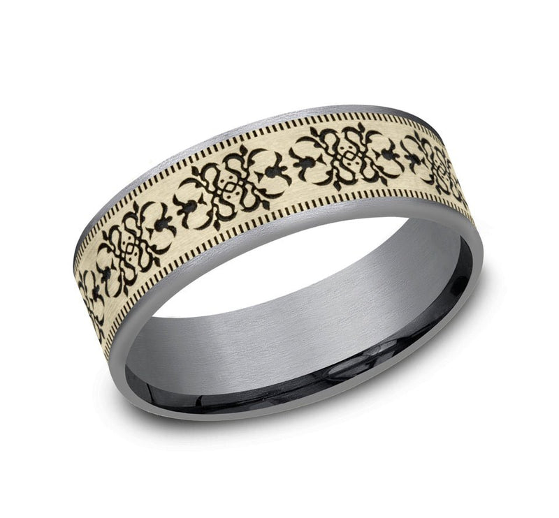 BENCHMARK - THE CORTONA BENCHMARK Men's Band Birmingham Jewelry 