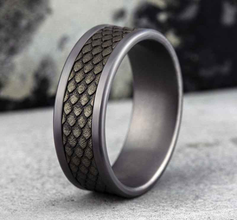 BENCHMARK - THE RHAEGAL BENCHMARK Men's Band Birmingham Jewelry 