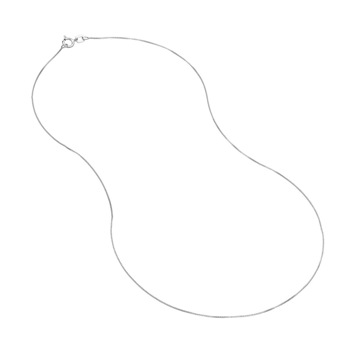 Birmingham Jewelry - 10K Gold 0.55mm Box Chain with Spring Ring - Birmingham Jewelry