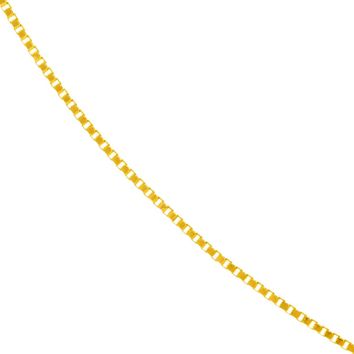 Birmingham Jewelry - 10K Gold 0.55mm Box Chain with Spring Ring - Birmingham Jewelry