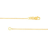 10K Gold 1.05mm D/C Cable Chain with Lobster Lock Birmingham Jewelry Chain Birmingham Jewelry 