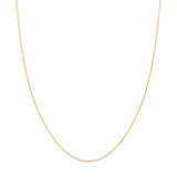 10K Gold 1.05mm D/C Cable Chain with Lobster Lock Birmingham Jewelry Chain Birmingham Jewelry 