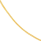 10k Gold 1.05mm Wheat Chain with Lobster Lock Birmingham Jewelry Chain Birmingham Jewelry 