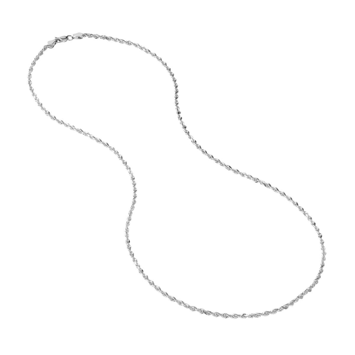 10K Gold 2.15mm D/C Rope Chain with Lobster Lock Birmingham Jewelry Chain Birmingham Jewelry 