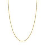 10K Yellow Gold 2.9mm Light Rope Chain with Lobster Lock Birmingham Jewelry Chain Birmingham Jewelry 
