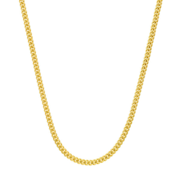 10K Yellow Gold 6.45mm Miami Cuban Box Lock Birmingham Jewelry Chain Birmingham Jewelry 