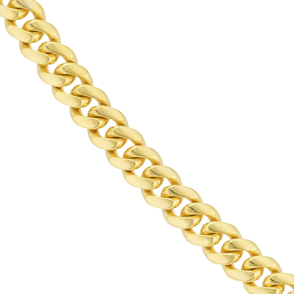 10K Yellow Gold 6.45mm Miami Cuban Box Lock Birmingham Jewelry Chain Birmingham Jewelry 