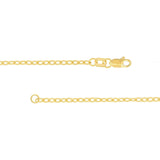 14K 1.90mm Designer Rolo Chain with Lobster Lock Birmingham Jewelry Chain Birmingham Jewelry 