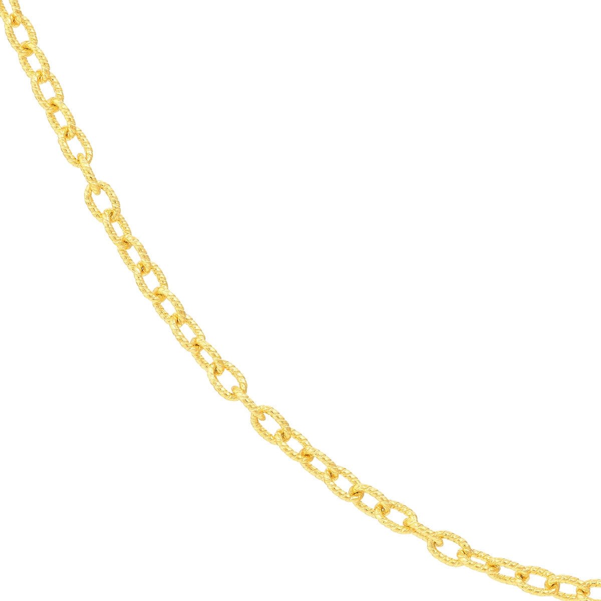 14K 1.90mm Designer Rolo Chain with Lobster Lock Birmingham Jewelry Gold Chain Birmingham Jewelry 