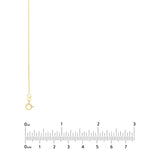 Birmingham Jewelry - 14K Gold 0.70mm Adjustable Child's Curb Chain - Birmingham Jewelry