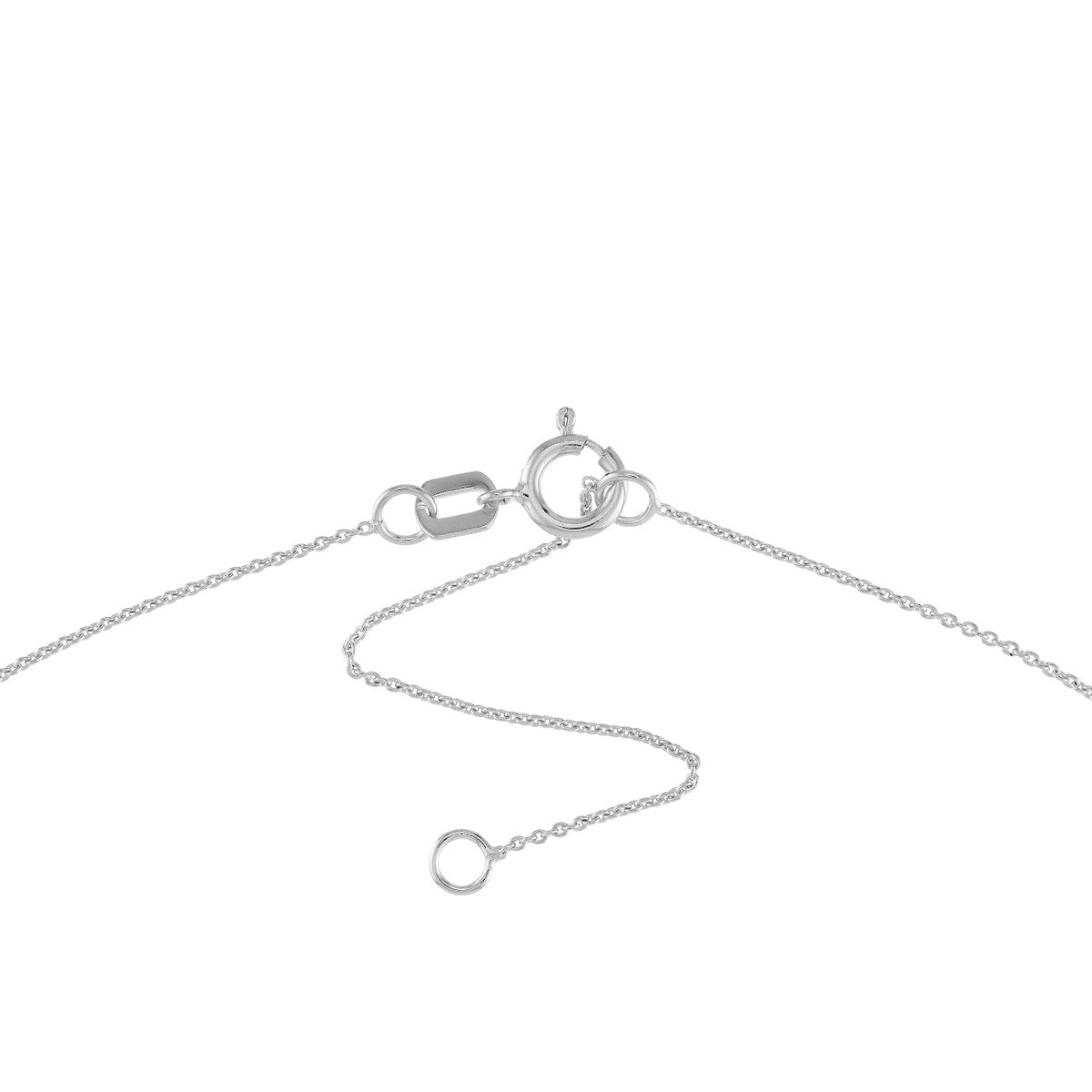 14K Gold 0.7mm Adjustable Cable Chain with Spring Ring Birmingham Jewelry Chain Birmingham Jewelry 