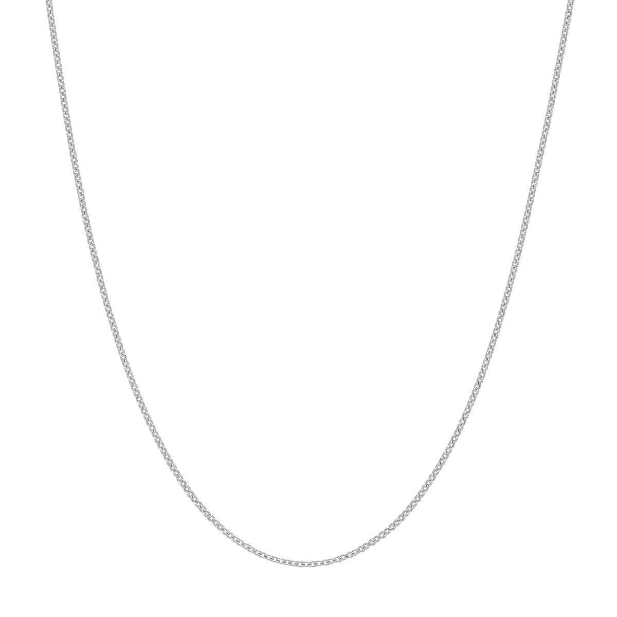 14K Gold 0.7mm Adjustable Cable Chain with Spring Ring Birmingham Jewelry Chain Birmingham Jewelry 