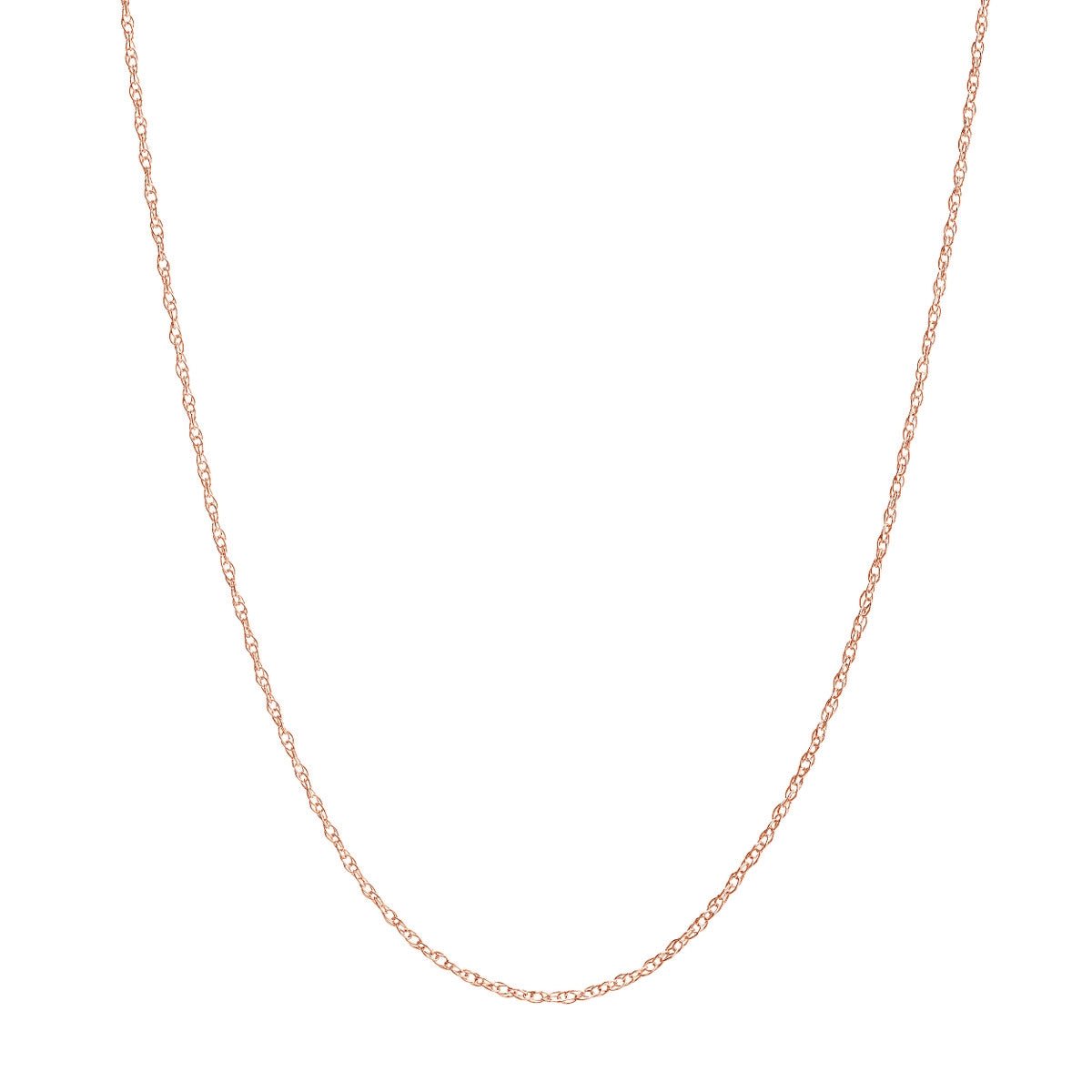 14K Gold 0.80mm Pendant Rope with Spring Ring Birmingham Jewelry Chain Birmingham Jewelry 