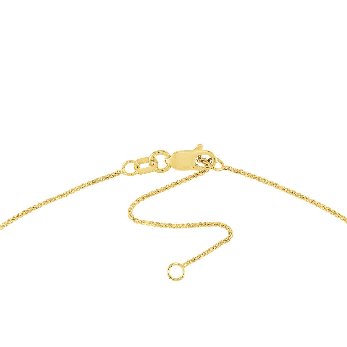 14K Gold 0.85mm Adjustable Wheat Chain with Lobster Lock Birmingham Jewelry Chain Birmingham Jewelry 