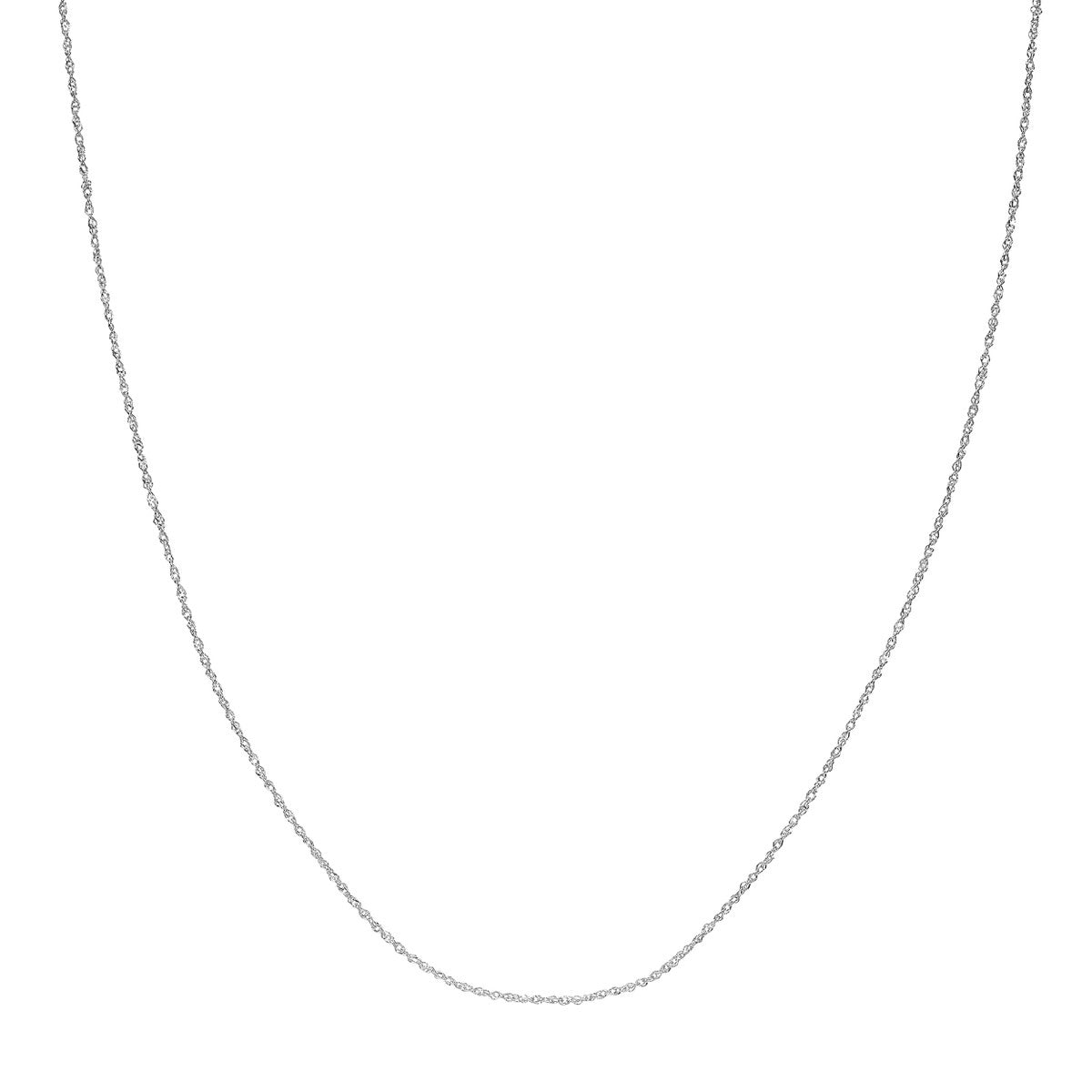 14K Gold 0.85mm Sparkle Singapore Chain with Lobster Lock Birmingham Jewelry Chain Birmingham Jewelry 