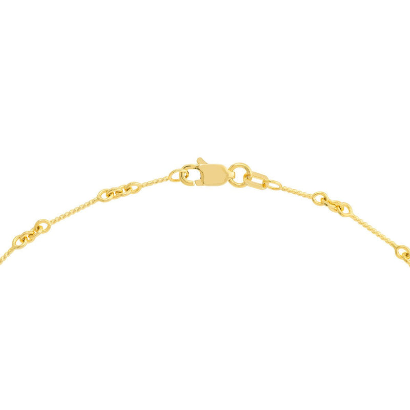 Birmingham Jewelry - 14K Gold 0.8mm Designer Twist Chain with Lobster Lock - Birmingham Jewelry
