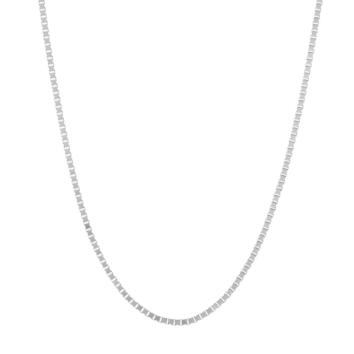 14K Gold 0.96mm Box Chain with Slider Birmingham Jewelry Chain Birmingham Jewelry 
