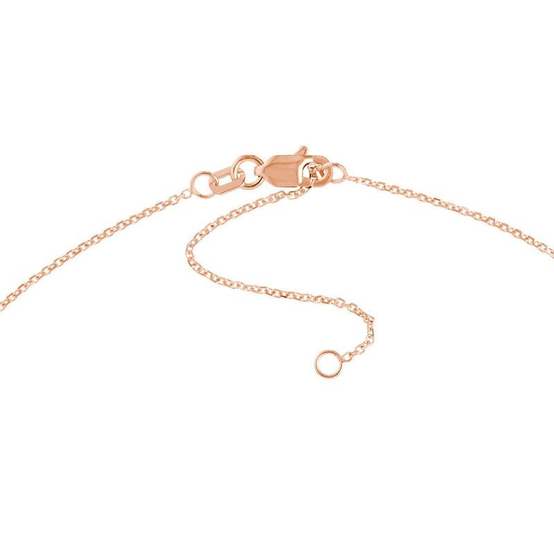 Birmingham Jewelry - 14K Gold 1.05mm Adjustable D/C Cable Chain with Lobster Lock - Birmingham Jewelry