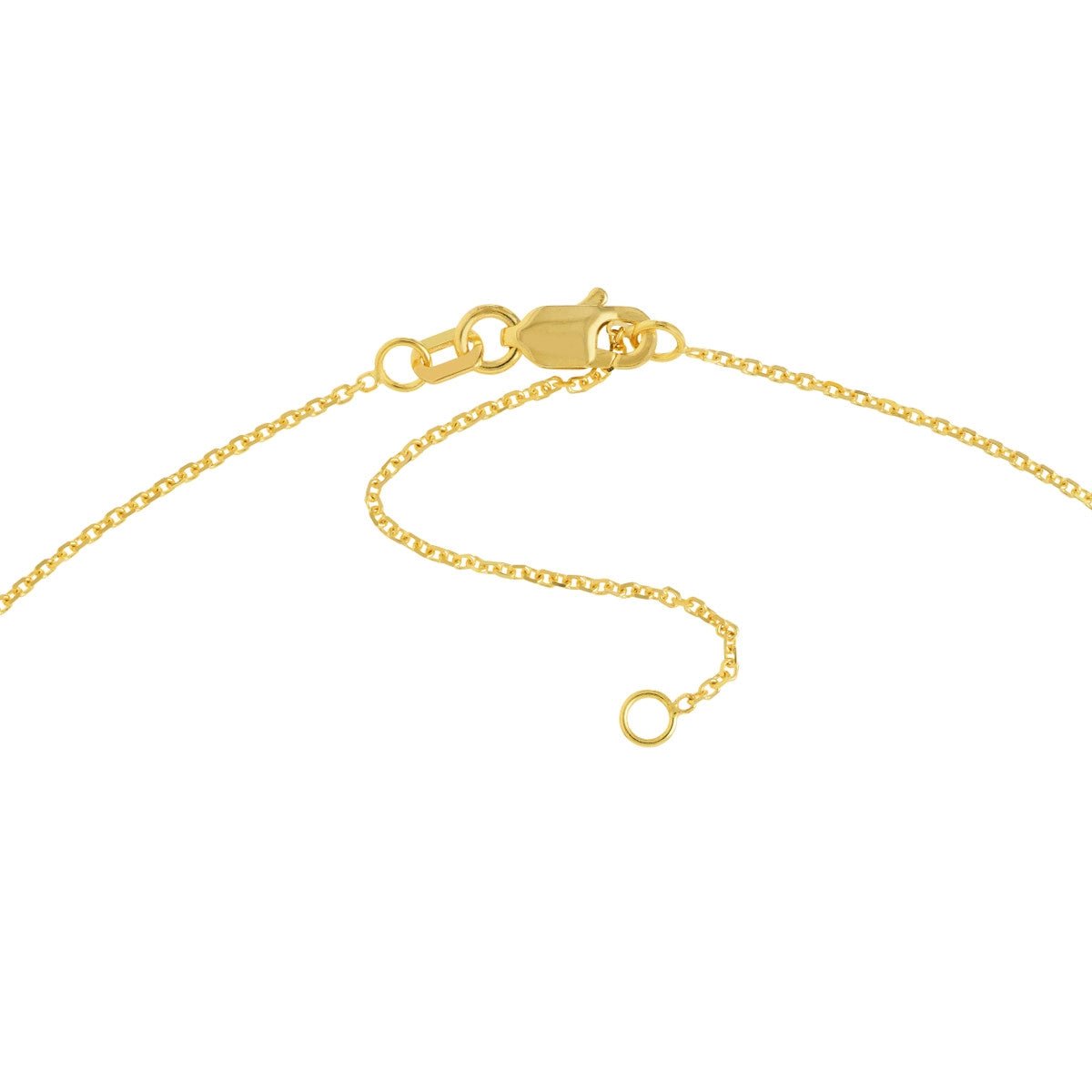 Birmingham Jewelry - 14K Gold 1.05mm Adjustable D/C Cable Chain with Lobster Lock - Birmingham Jewelry