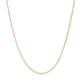 Birmingham Jewelry - 14K Gold 1.05mm Adjustable D/C Cable Chain with Lobster Lock - Birmingham Jewelry