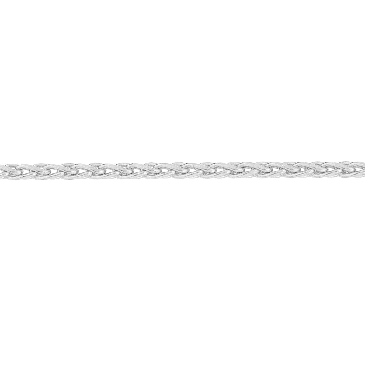 14K Gold 1.05mm D/C Wheat Chain with Lobster Lock Anklet Birmingham Jewelry Anklet Birmingham Jewelry 