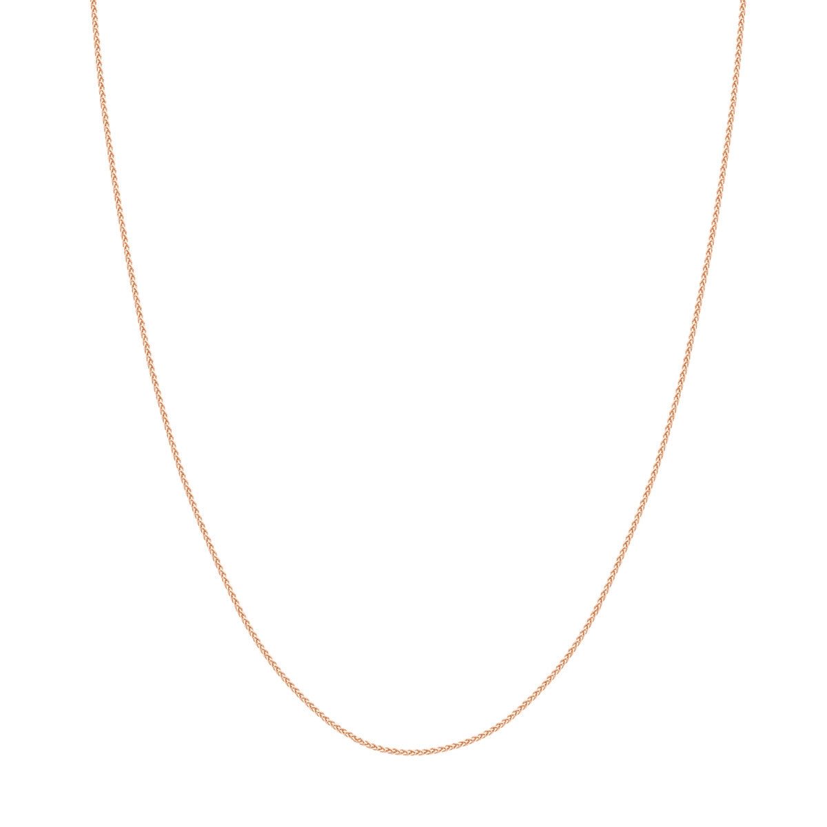 14k Gold 1.05mm Wheat Chain with Lobster Lock Birmingham Jewelry Chain Birmingham Jewelry 