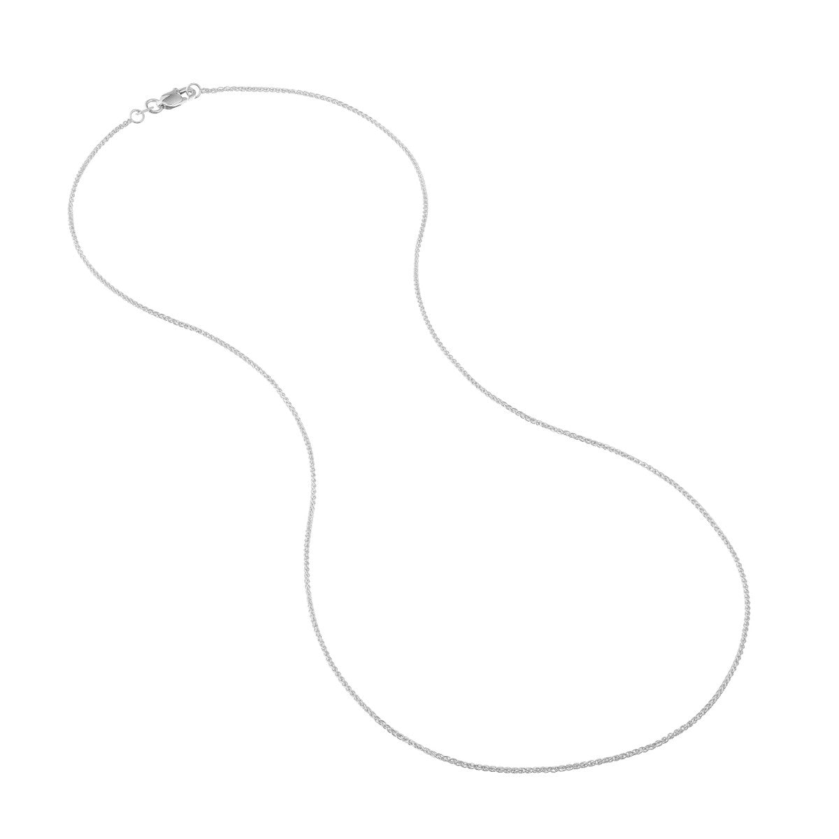 14k Gold 1.05mm Wheat Chain with Lobster Lock Birmingham Jewelry Chain Birmingham Jewelry 