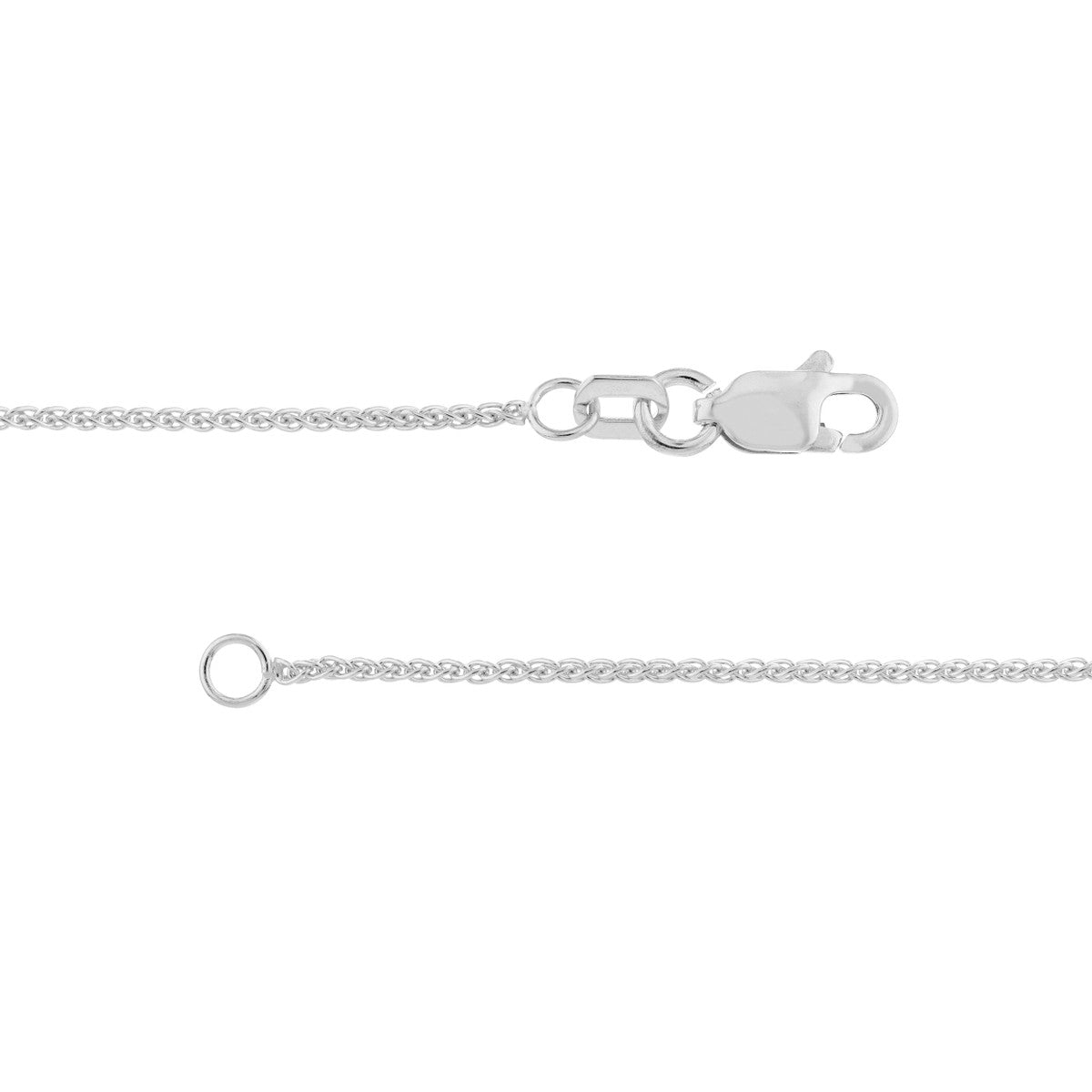 14k Gold 1.05mm Wheat Chain with Lobster Lock Birmingham Jewelry Chain Birmingham Jewelry 