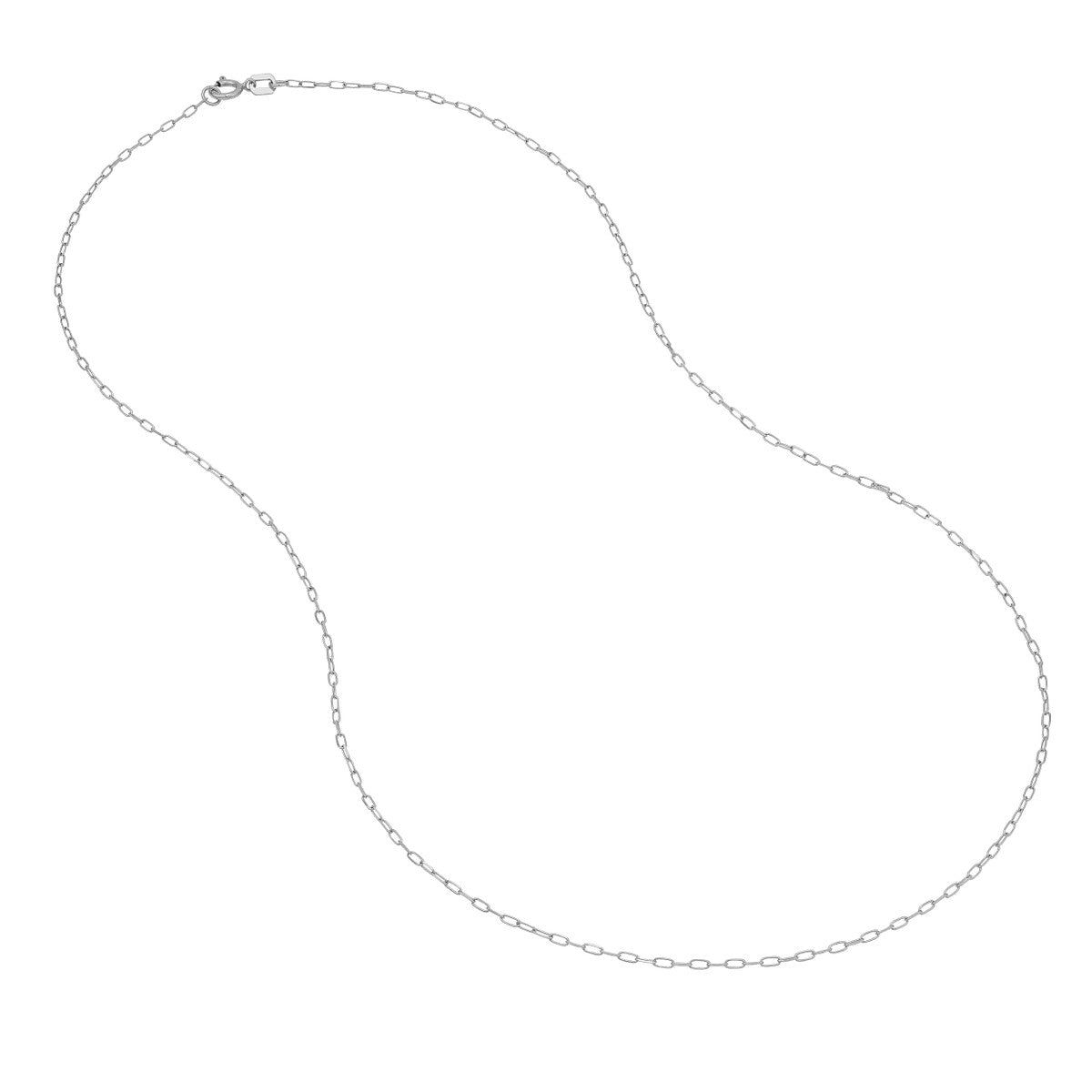 14K Gold 1.10mm D/C Forzentina Chain with Spring Ring Birmingham Jewelry Gold Chain Birmingham Jewelry 