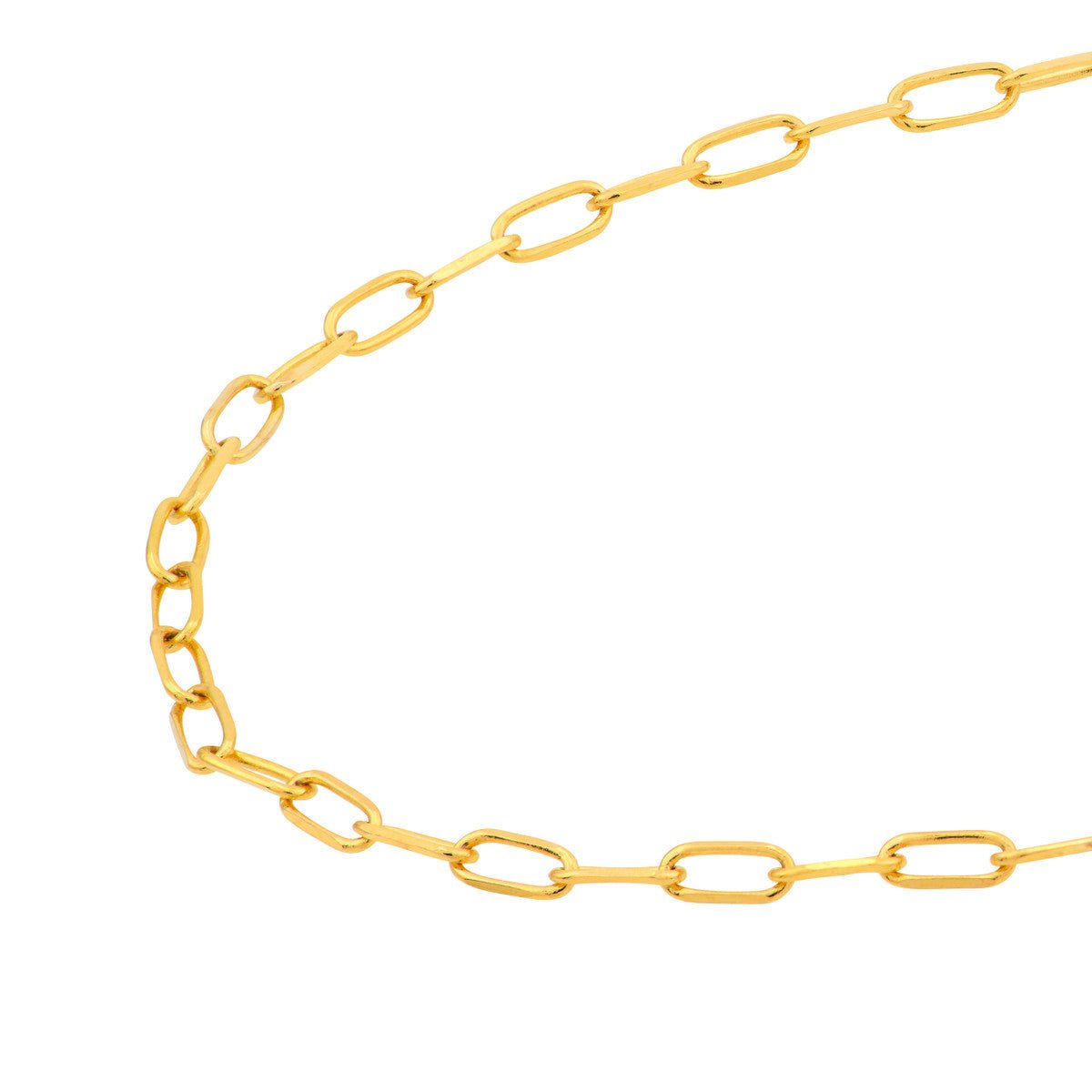 14K Gold 1.10mm D/C Forzentina Chain with Spring Ring Birmingham Jewelry Gold Chain Birmingham Jewelry 