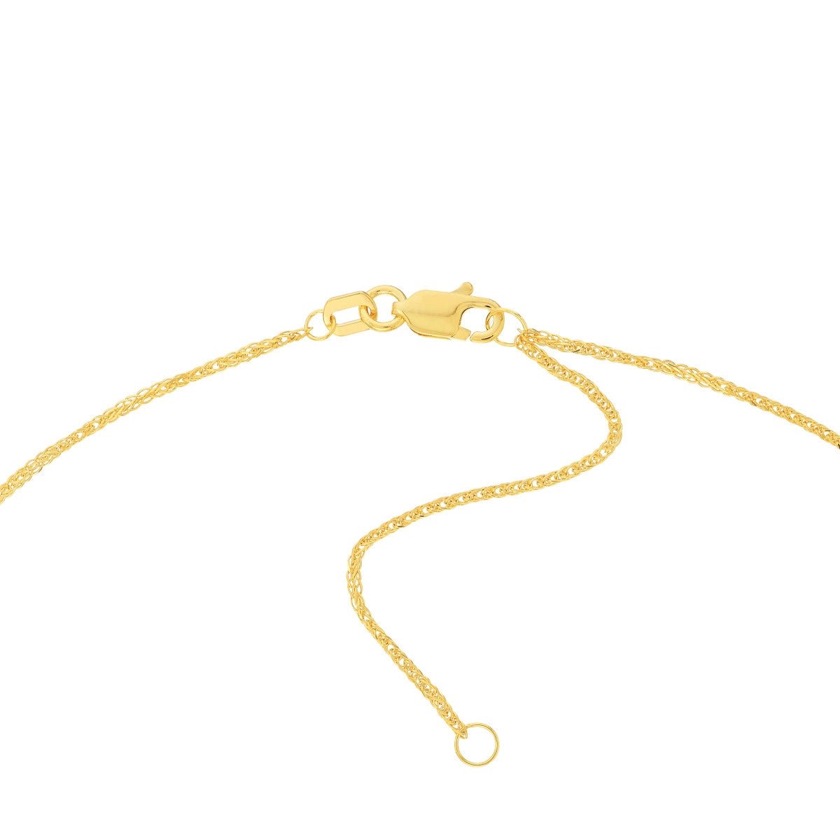 14K Gold 1.15mm Adjustable Square Wheat Chain Birmingham Jewelry Chain Birmingham Jewelry 