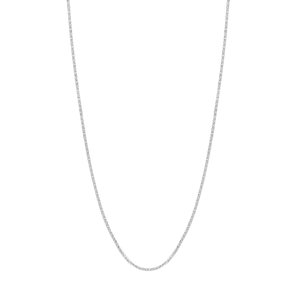 14K Gold 1.15mm Adjustable Square Wheat Chain Birmingham Jewelry Chain Birmingham Jewelry 