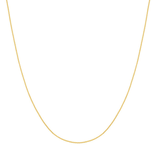 Birmingham Jewelry - 14K Gold 1.20mm Adjustable Child's Cable Chain - Birmingham Jewelry